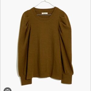 Madewell Olive Long Sleeve Blouse